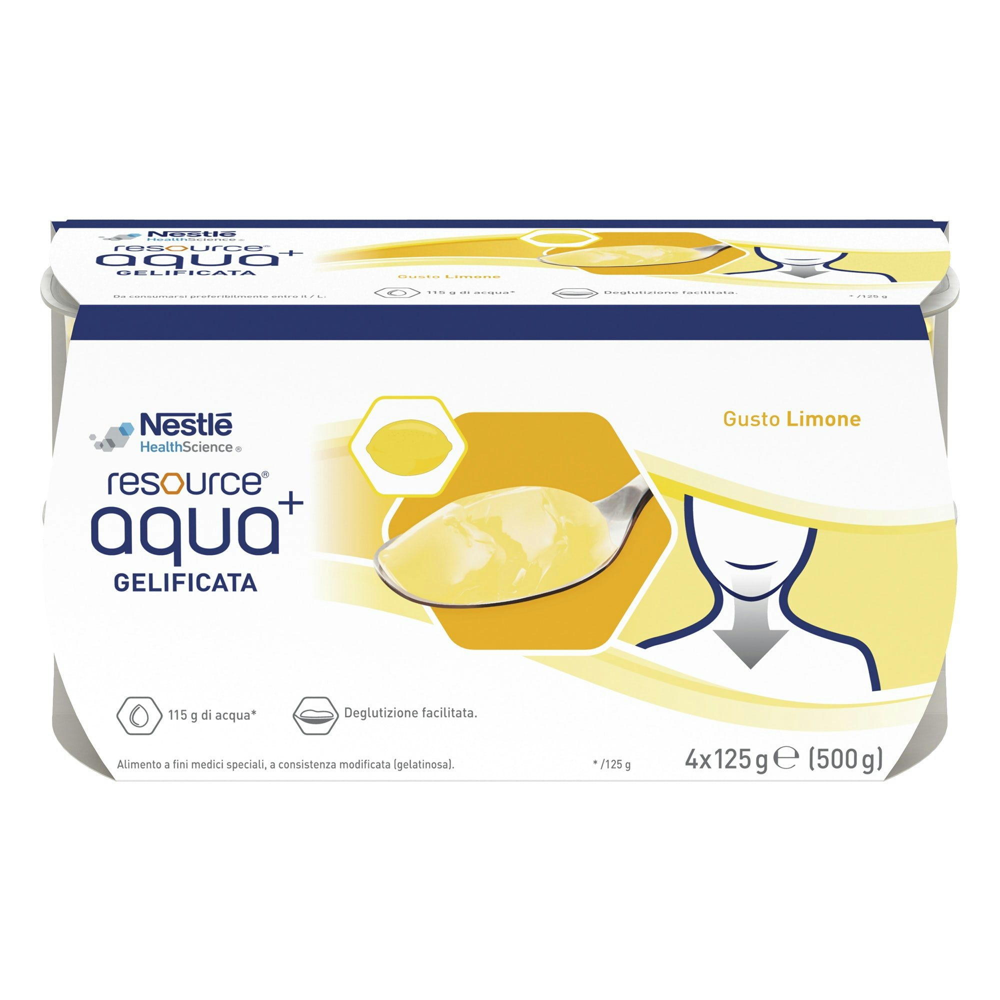 AQUA+ GELIFICATA per idratazione con zucchero limone 0