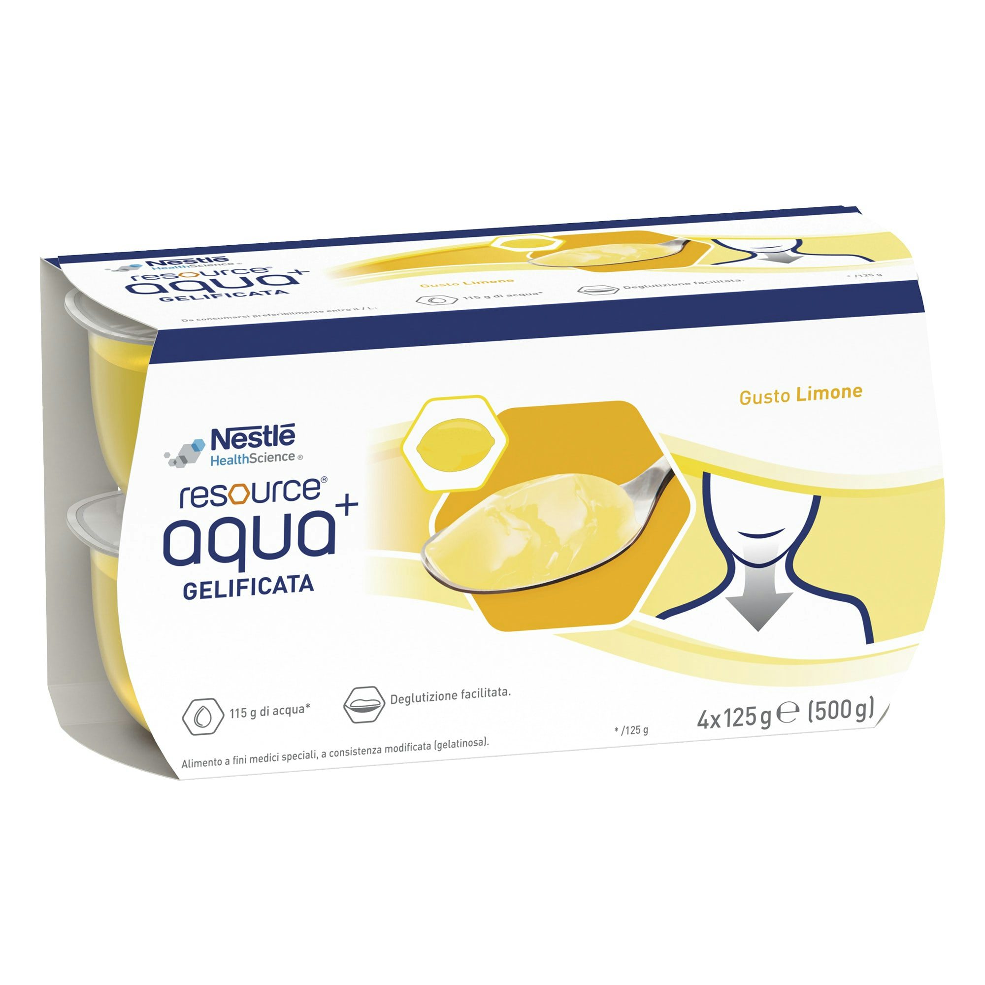 AQUA+ GELIFICATA per idratazione con zucchero limone 1