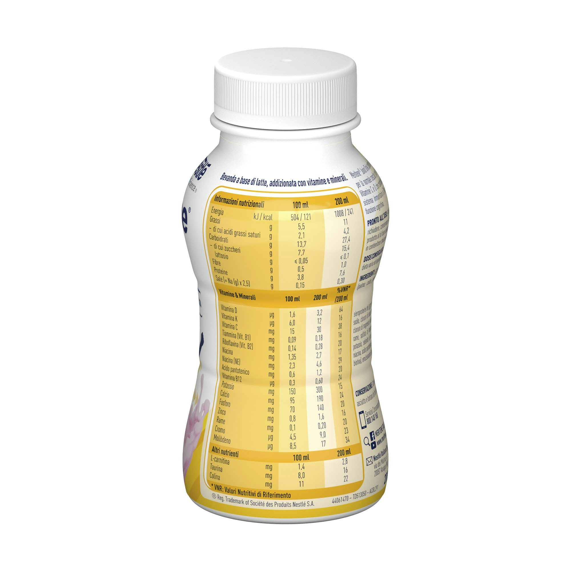 JUNIOR DRINK FRAGOLA Bevanda proteica con vitamine e minerali 2